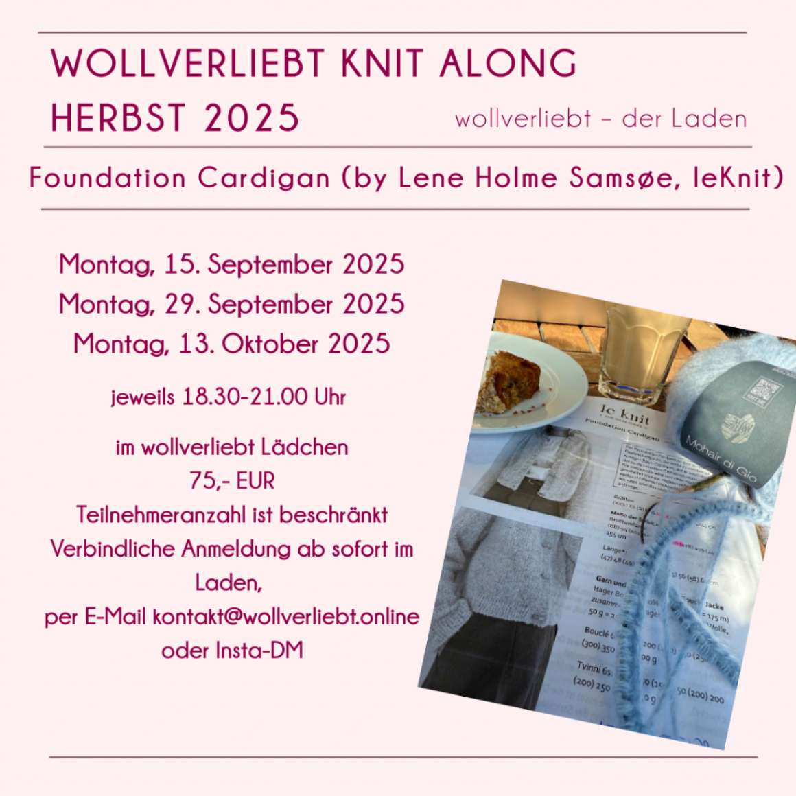 Cardigan KAL ab 15. September 2025