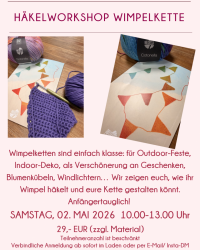 Häkelworkshop Wimpelkette