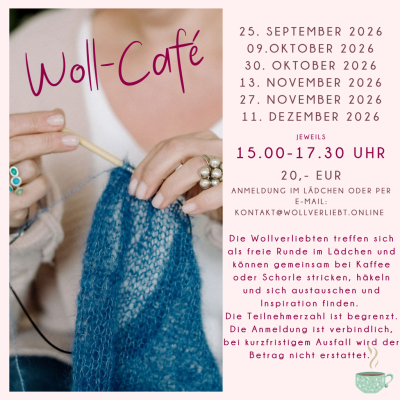Wollcafé und Lädchensamstage – die Termine für HW 2026